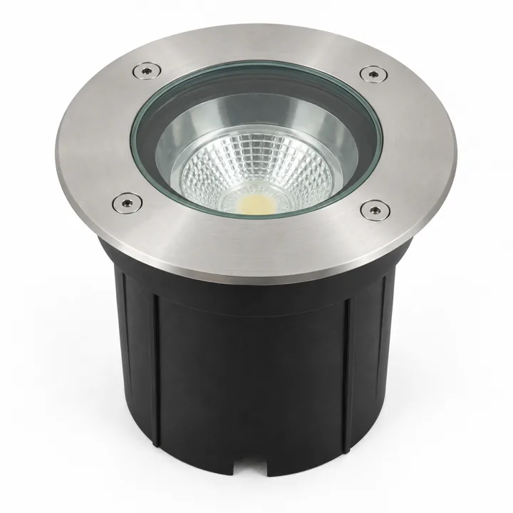 Luminaria empotrable de piso