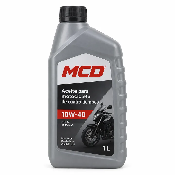 Aceite para motocicleta de cuatro tiempos