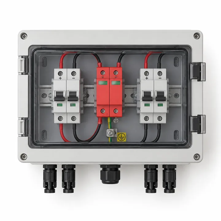 Caja combinadora fotovoltaica